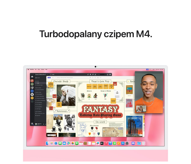 Apple iMac 24 M4/16GB/1TB/MacOS Retina 4,5K Różowy 8R GPU - 1350775 - zdjęcie 6